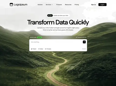 Transform Data project preview